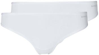 Skiny Every Day in Micro Advantage Thong 2 Pack white