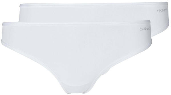 Skiny Every Day in Micro Advantage Thong 2 Pack white