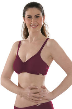 Comazo Fairtrade Wireless Bra (1732764) blackberry