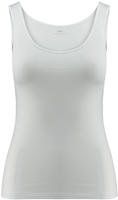 Mey Cotton Pure Tank Top Wei&szlig; Baumwolle 44 Damen