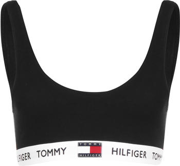 Tommy Hilfiger Logo Underband Organic Cotton Bralette (UW0UW02225) black