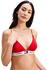 Tommy Hilfiger Organic Cotton Padded Triangle Bra tango red