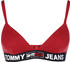 Tommy Hilfiger Logo Underband Unlined Triangle Bra Primary Red