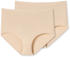 Schiesser 95/5 Maxi Panty 2-Pack sand