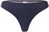 Schiesser Invisible Lace Microfibre Lace Thong midnight blue