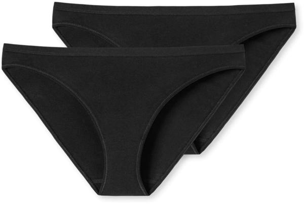 Schiesser 95/5 Mini Panty 2-Pack black