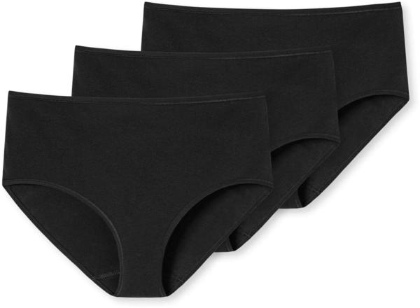 Schiesser 95/5 Midi Panty 3-Pack black