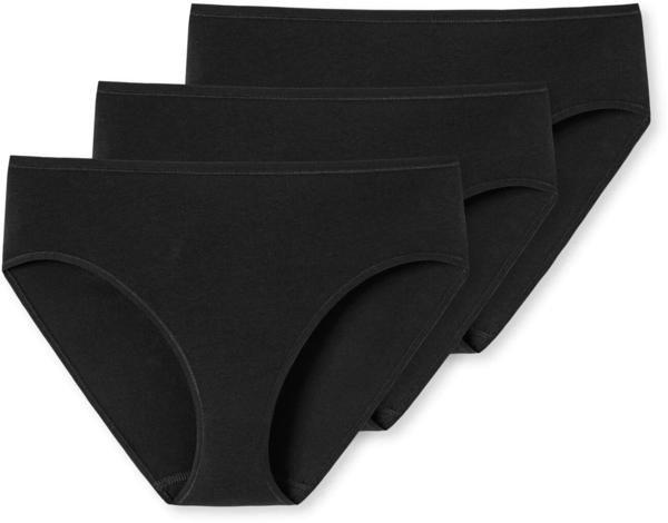 Schiesser 95/5 Briefs 3-Pack black