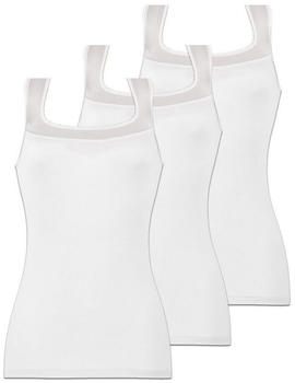 Pompadour Modern Basic New-Vision Tank 3-Pack weiß