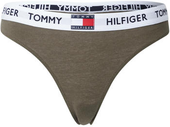 Tommy Hilfiger Organic Cotton Logo Thong (UW0UW02198) army green