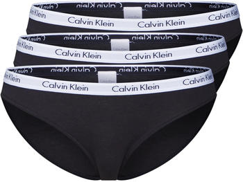 Calvin Klein 3-Pack Carousel Briefs (000QD3588E) black