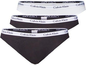 Calvin Klein Carousel 3-Pack Briefs black/black/white