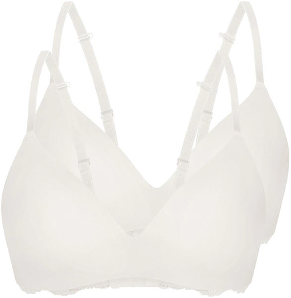 Sassa Classic Lace Soft-BH 2er Pack pearl