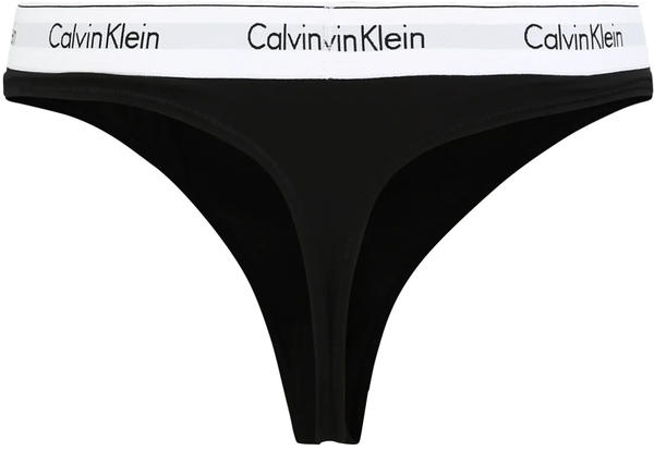 Calvin Klein Modern Cotton Thongs (Plus) black