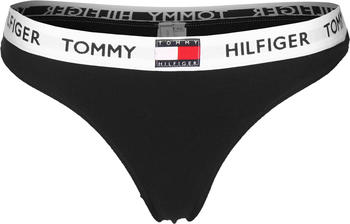 Tommy Hilfiger Organic Cotton Logo Thong (UW0UW02198) black