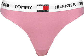 Tommy Hilfiger Organic Cotton Logo Thong (UW0UW02198) rose tea
