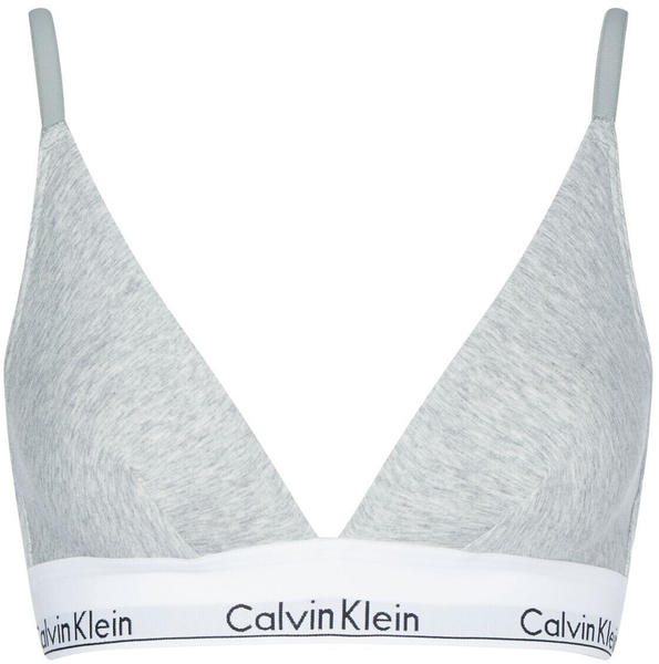 Calvin Klein Triangle Bra Modern Cotton Unlined grey