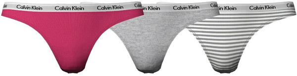Calvin Klein Thong multicolor (3 pcs) (000QD3587E-658)
