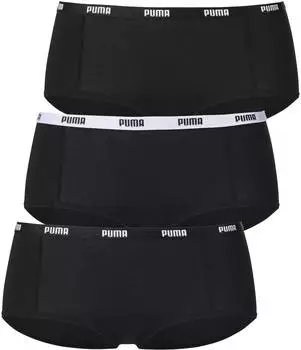Puma 3-Pack Iconic Panty (503006001) black/black/black