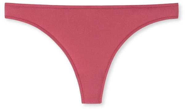 Schiesser Invisible Lace Microfibre Lace Thong berry