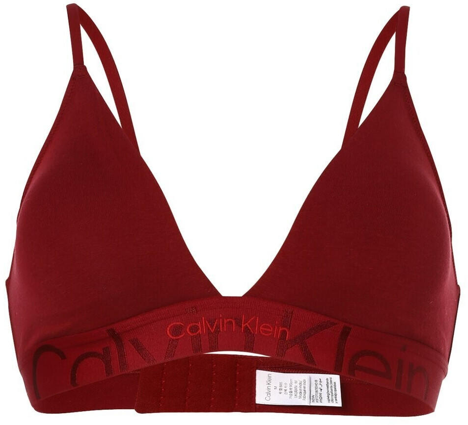 Calvin Klein Triangle Bra Light Lined Triangle (000QF6990E) red carpet