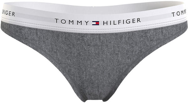 Tommy Hilfiger Logo Waistband Thong (UW0UW03835) light grey heather