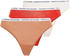Tommy Hilfiger 3-Pack Logo Waistband Thongs (UW0UW02829)