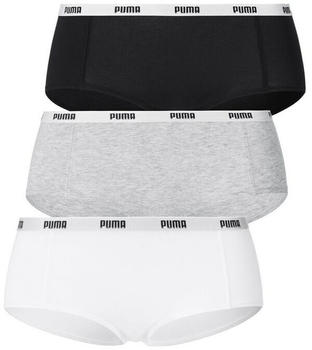 Puma 3-Pack Iconic Panty (503006001) white/grey/black