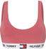 Tommy Hilfiger Logo Underband Organic Cotton Bralette (UW0UW02225) english pink