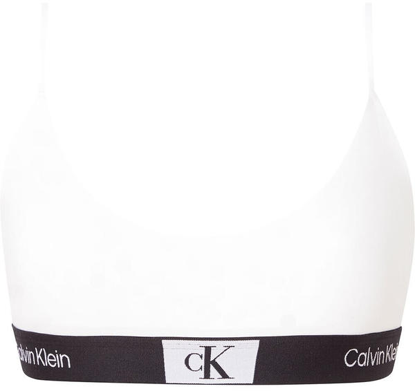 Calvin Klein Unlined Bralette Bra white (000QF7216E-100)