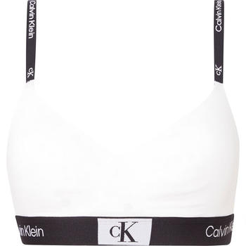 Calvin Klein Lght Lined Bralette Bra (000QF7218E) white