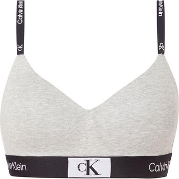 Calvin Klein Lght Lined Bralette Bra (000QF7218E) grey