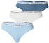 Tommy Hilfiger 3-Pack Logo Waistband Thongs (UW0UW02829)
