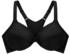 black: Glamorise WonderWire-Vorderverschluss-BH (1247)