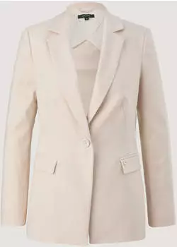Comma Blazer in tailliertem Schnitt (2110865.8102) beige Comma Blazer in tailliertem Schnitt (2110865.8102) beige