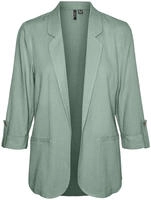 Vero Moda Kurzblazer "VMJESMILO 3/4 LOOSE BLAZER WVN NOOS" mit Leinen