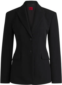 HUGO Regular-Fit Blazer aus Stretch-Gewebe - Style Asmalla-1 50533901 Schwarz