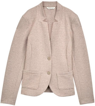 Tom Tailor Slim Fit Blazer mit Ottoman Struktur soft taupe melange (1038703_38330)