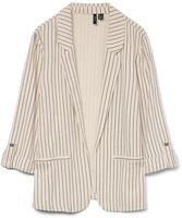 Vero Moda Kurzblazer "VMJESMILO 3/4 LOOSE BLAZER WVN NOOS" mit Leinen