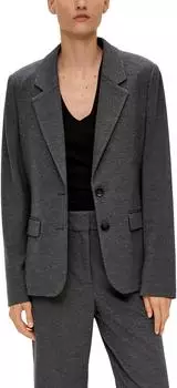 s.Oliver Blazer aus Viskosemix grau 2133859.9822.