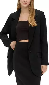 s.Oliver Oversize Blazer mit Pattentaschen schwarz 2140895.9999.