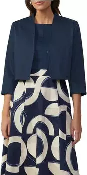 s.Oliver Verkürzter Blazer mit 3/4-Ärmeln blau 2166216.5959.