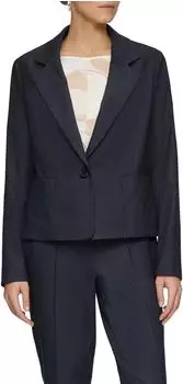 s.Oliver Fein gepunkteter Blazer mit großen Taschen blau 2158621.59M0.