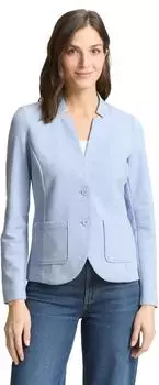 Tom Tailor Blazer mit Ottoman Struktur (1038703) kentucky blue melange