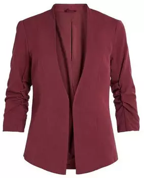 Vila Viher New 3/4 Blazer/su-noos (14039434) karminrot