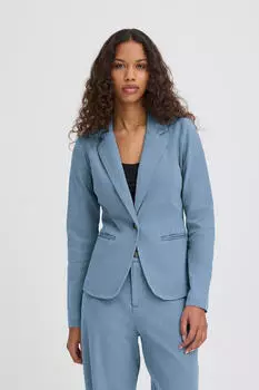 ICHI Jerseyblazer Kate (20122944) kate denim light blue