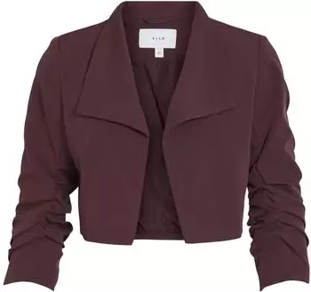 Vila Viher New 3/4 Blazer/su-noos (14039434) weinrot