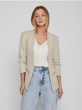 Vila Viher New 3/4 Blazer/su-noos (14058873) cement