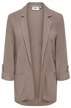 Only Onlelly 3/4 Life Blazer Tlr Noos (15322274) walnut – Only Onlelly 3/4 Life Blazer – vielseitiger Begleiter für Büro und Freizeit