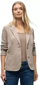 Street One Frauen Cordblazer in Beige Gr: (A21279317019)